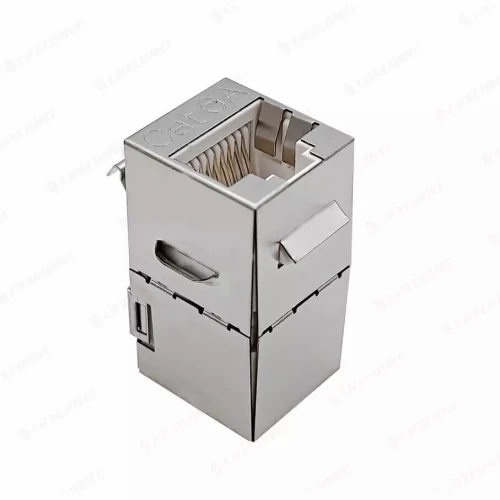 Coupleur RJ45 Cat 6A STP Femelle-Femelle 8P8C - Keystone - Compatible Cat6/Cat5e