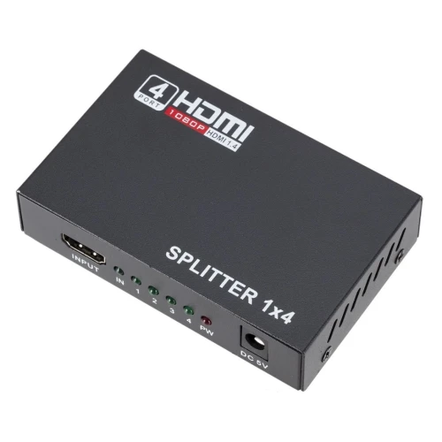 Splitter Répartiteur HDMI 1 Entrée 4 Sorties 1080P & 3D Version 1.4