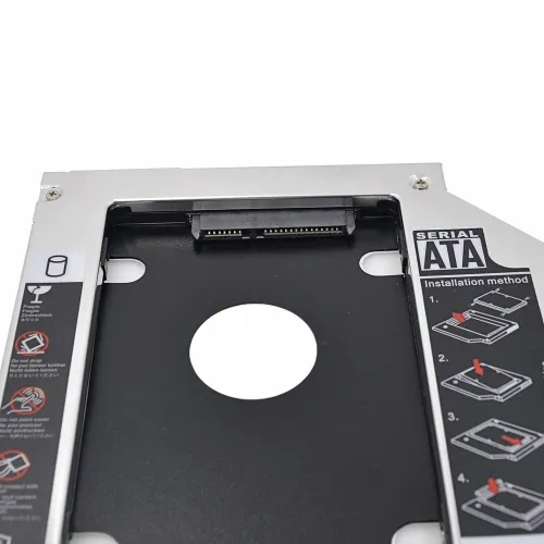 Rack Caddy de second disque dur SSD/HDD pour ordinateur portable 9.5mm