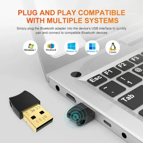 Adaptateur USB Bluetooth pour Laptop & Pc de bureau V5.3