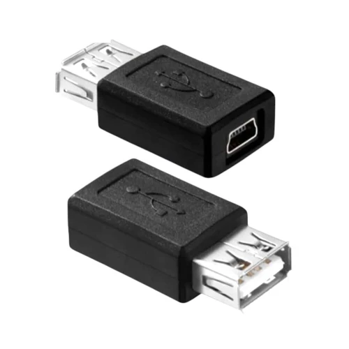 Adaptateur USB 2.0 Type-A Femelle vers Mini USB 5 Pin Femelle