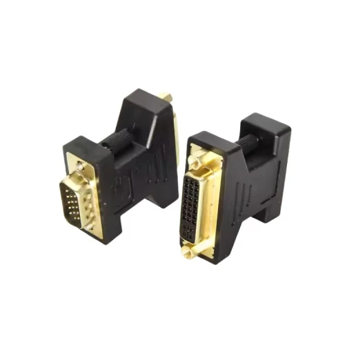 Adaptateur Vidéo Haute Performance DVI-I (24+5) Femelle vers VGA Mâle (15 Broches)