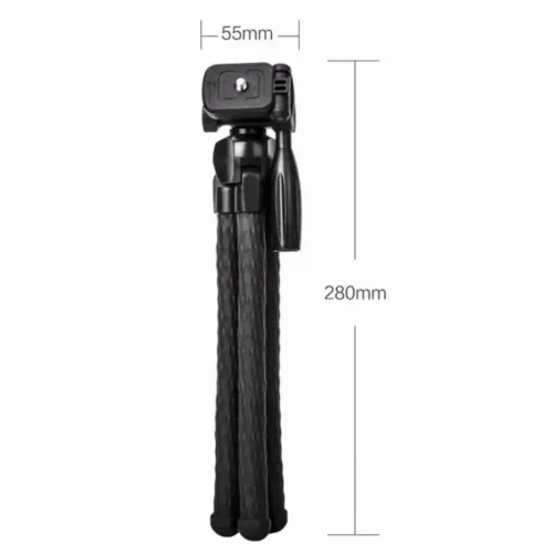 Trépied Mini Poulpe (Pieuvre) pour Caméra avec Support de Clip de Téléphone VCT-3280 Yunteng