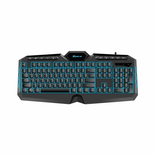 Clavier Gaming Membrane USB Multimédia Anti-Ghosting Rétro-Éclairage RGB QWERTY GK-509 Xtrike Me