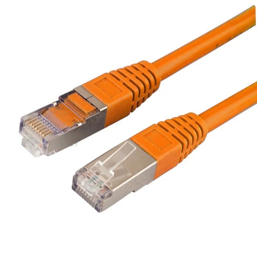 Patch Câble Réseau FTP CAT5 avec Connecteur en Métal 10m 