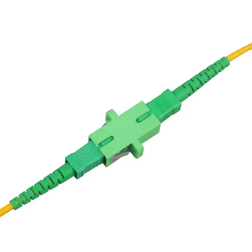 Adaptateur Coupleurs de Fibre Optique Plastique SC monomode APC Simplex SC F/F