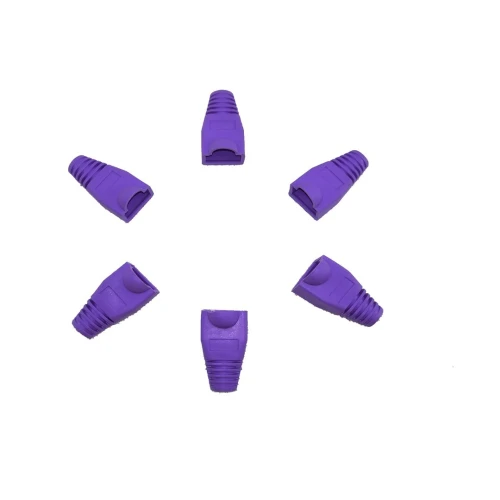 Couvre Patch Cable Réseau 20 Pcs Violet / Rouge / Jaune