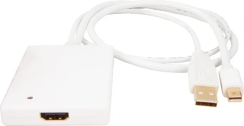 Adaptateur Mini DisplayPort vers HDMI Femelle avec USB Audio source, HDMI resolution up to 1080P