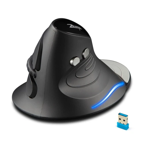 Souris Gaming Verticale Sans Fil 2,4 GHz 1000-1600-2400 DPI F-17 ZELOTES