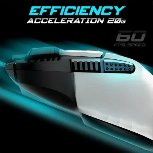 Souris Filaire USB pour Gamer 12800 Dpi - 8 Boutons Programmables RGB PRO-M5