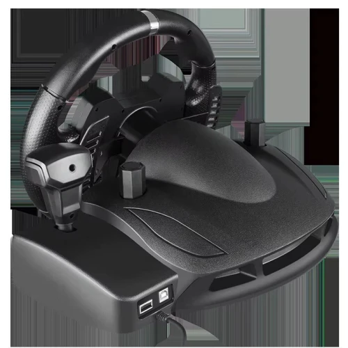 Volant de Course Gaming à 270 Degrés avec Pédales et Double Palettes Multiplateformes AP7