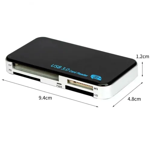 Lecteur de Carte Mémoire All in 1 USB 3.0 5 Gbit /s pour Carte CF - SD - Micro SD -MS - XD - TF - M2