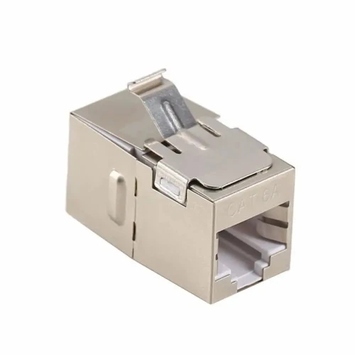 Coupleur RJ45 Cat 6A STP Femelle-Femelle 8P8C - Keystone - Compatible Cat6/Cat5e