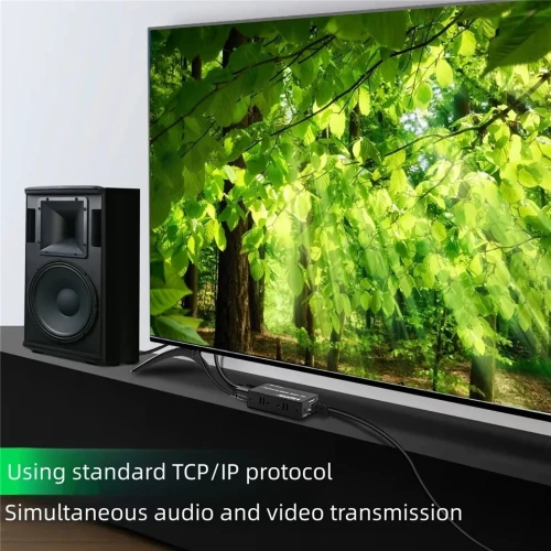 Extender & Rallonge HDMI UHD 4K à 60 Hz 120 m sur Câble Ethernet Cat5e/6