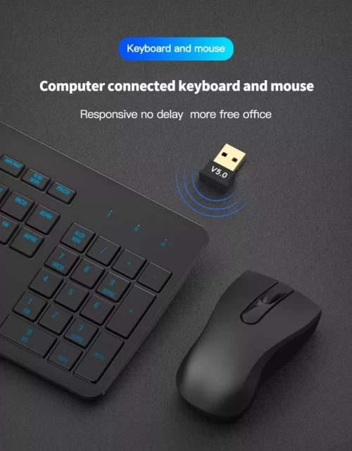 Adaptateur USB Bluetooth pour Laptop & Pc de bureau V5.0
