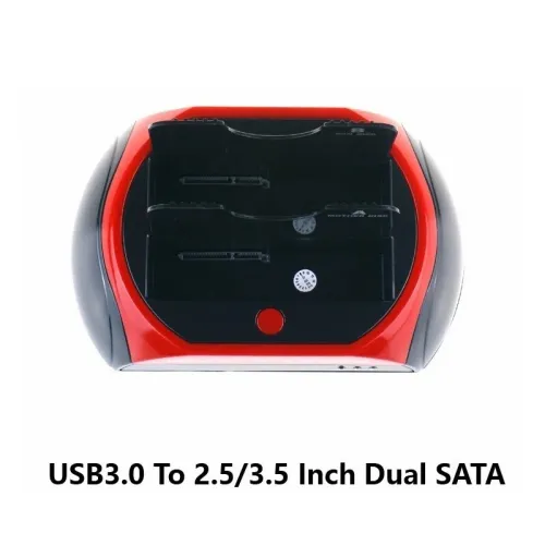 Station d'Accueil Double Disques Durs SATA 2,5" et 3,5" Port USB 3.0 Modèle: 576U3