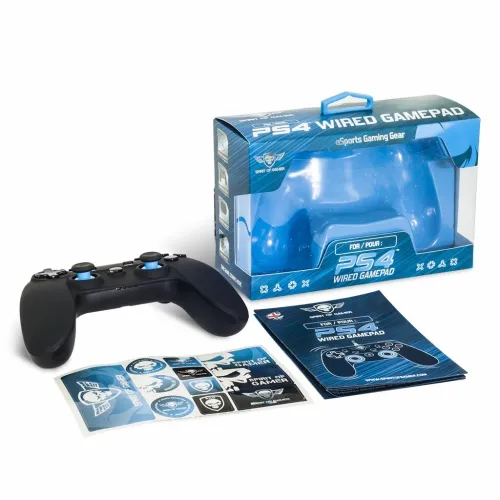 Manette Gamine ESport Cable USB 3M 12 Boutons pour PS4 SOG-WPS4 Spirit Of Gamer