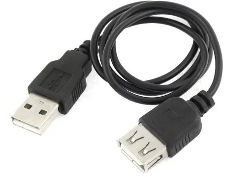 Adaptateur Convertisseur USB 2.0 vers Port Série RS232, Connecteur DB9 Mâle, avec Câble de Rallonge USB