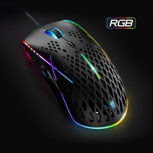 Souris USB Gaming Ambidextre RGB 12400 DPI Max - 1000Hz 8 Boutons XPERT-M100 Spirit Of Gamer