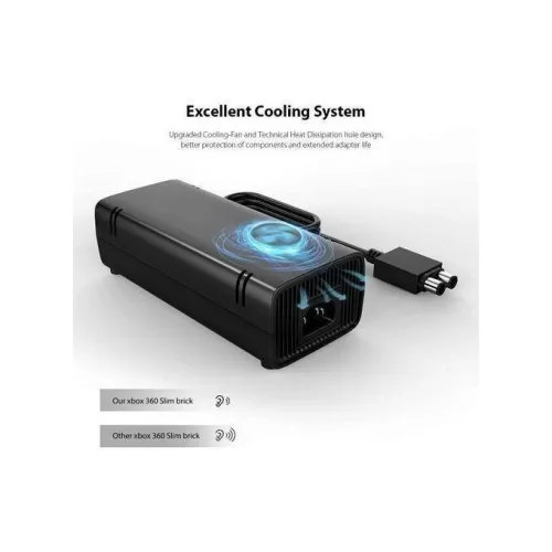 Adaptateur Secteur Alimentation pour Xbox X-360 Slim 135W Entrée: AC 100-245V~2A,50-60 Hz, Sortie: DC 12V  XP-360