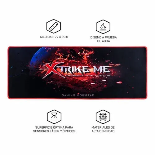 Tapis de Souris Professionnel Gaming Haute Précision Antidérapant MP-204 XTRIKE ME