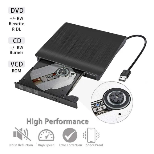 Graveur & Lecteur DVD Externe DVD-RW USB 3.0