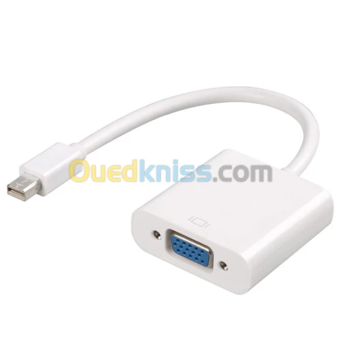 Adaptateur Mini DisplayPort (Mini DP) M vers VGA F 30cm