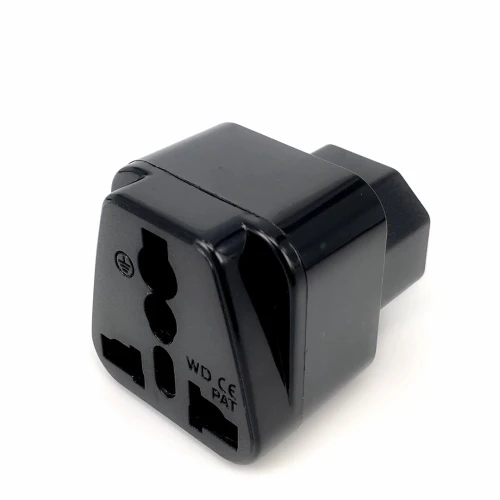 Adaptateur Onduleur IEC 320 C14 Mâle vers Prise de courant universelle Femelle