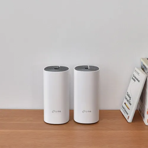 Système Wi-Fi Mesh pour Toute la Maison à 260m2 AC1200 Deco E4 (2-pack) Ver: 4.0 TP-Link