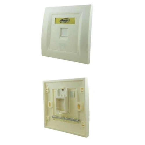 Prises Réseau Ethernet RJ45/RJ11 à 1 port Complet 3in1 Face Rj45/ Boitier / Keystone Cat5e