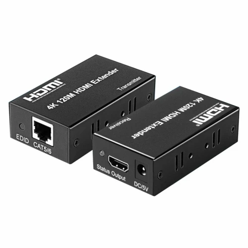 Extender & Rallonge HDMI UHD 4K à 60 Hz 120 m sur Câble Ethernet Cat5e/6