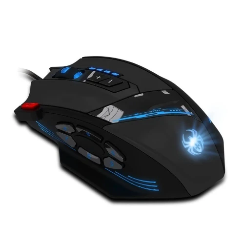Souris Gaming Professional USB Sans Fil 4000 DPI Réglable 12 Boutons C-12 ZELOTES