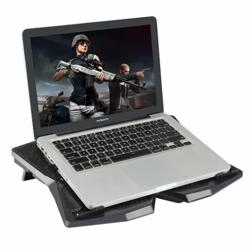 Refroidisseur Laptop avec 4 Ventilateurs Réglables Compatibles jusqu'à 17" S400