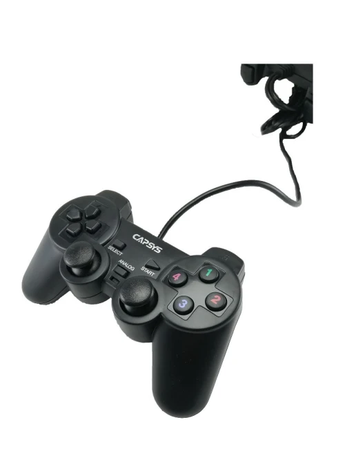 Pack de 2 Manettes USB de jeux pour PC DUALSHOC GS309 CAPSYS
