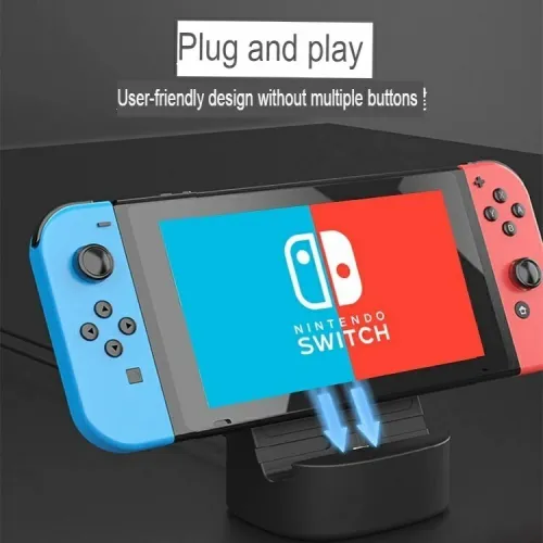Station d'Accueil & Station de Charge pour Nintendo Switch Sortie HDMI 4K et USB 3.0 OTN-983 ONTEN