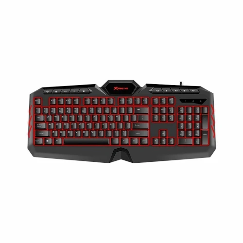 Clavier Gaming Membrane USB Multimédia Anti-Ghosting Rétro-Éclairage RGB QWERTY GK-509 Xtrike Me