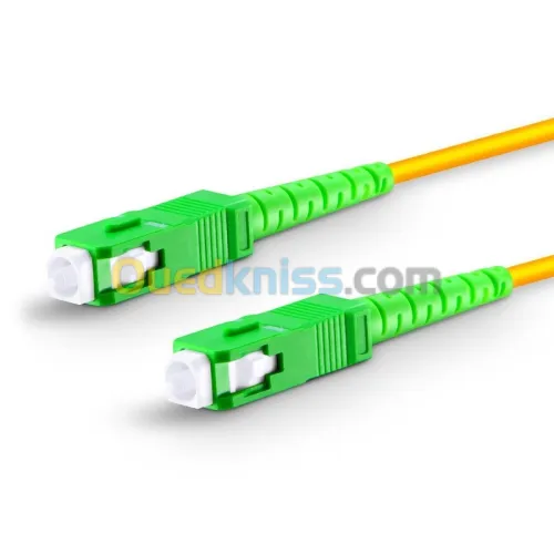 Cable (Jarretière) Fibre Optique SC-APC/SC-APC Simplex Monomode G657A2 3 mm - 1m