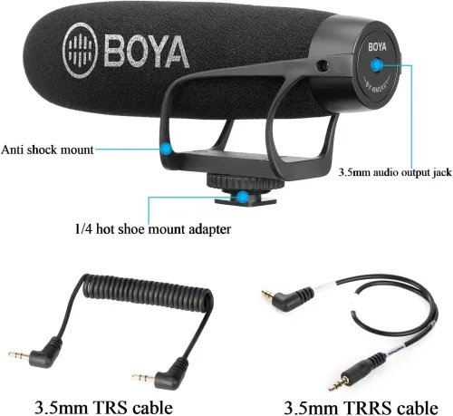 Microphone à Condensateur Directionnel Super Cardioïde Multi-platform BY-BM2021 BOYA