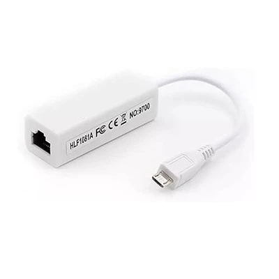 Carte Réseau Fast micro USB to RJ45 avec Cable