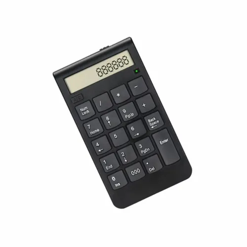 Mini Clavier Numérique USB avec Afficheur de 20 Touches avec Fonction de Calculatrice