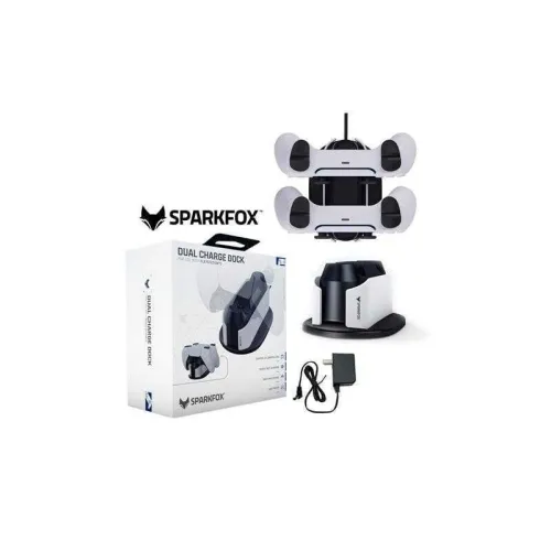 Station de Charge 2 Manette pour Manette PS5 W20P504-01SPARKFOX 