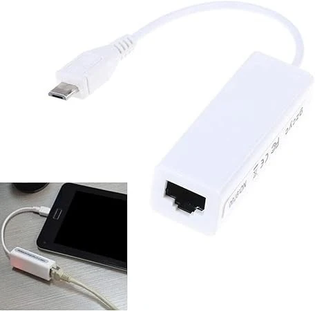 Carte Réseau Fast micro USB to RJ45 avec Cable