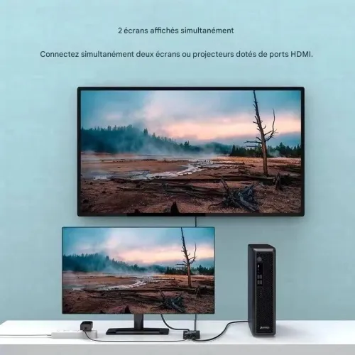 Splitter Répartiteur HDMI 4K 30 Hz 1 x 2 - 1 entrée 2 sorties, Alimenté, MT-SP102M MT-VIKI