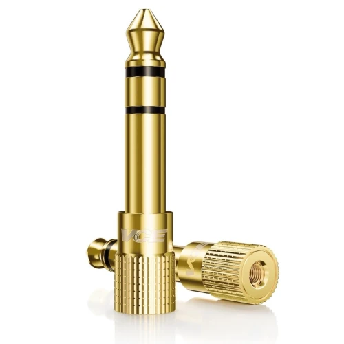 Adaptateur Audio Stéréo Professionnels Jack 6.35mm Mâle vers Jack 3.5mm Femelle 