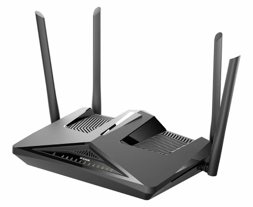 Modem Routeur Sans Fil Wi-Fi 6 Double Bande AX1800 VDSL2 / ADSL2+ avec VOIP DSL-X1852E D-LINK