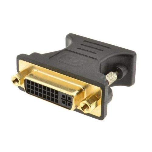 Adaptateur Vidéo Haute Performance DVI-I (24+5) Femelle vers VGA Mâle (15 Broches)