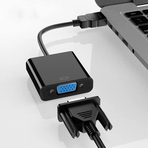 Adaptateur vidéo HDMI Mâle vers VGA Femelle & Audio 