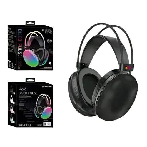 Casque Gaming Bluetooth V5.3 Lumières LED RGB PG580 DISCO PULSE