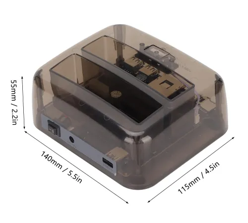 Station d'Accueil Double Disques Durs HDD & SSD SATA & IDE 2,5" et 3,5" sur Port USB 3.0 S8