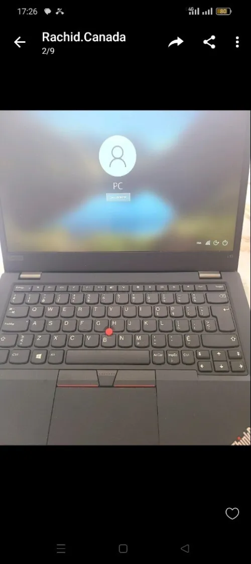 Thinkpad L13 i5 10 ème G 256G - excellent état